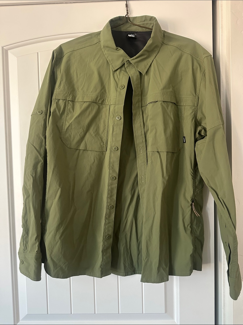 Men's Lightweight Olive Shirt Jacket by REI Co-op